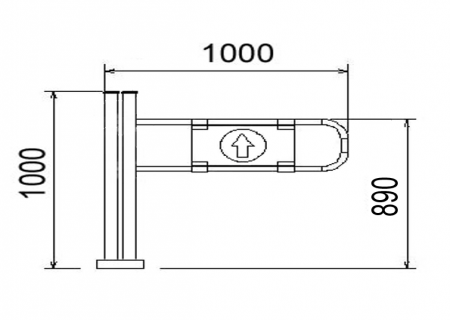 Puerta manual para retail-PUERTA MANUAL PARA RETAIL - GM210